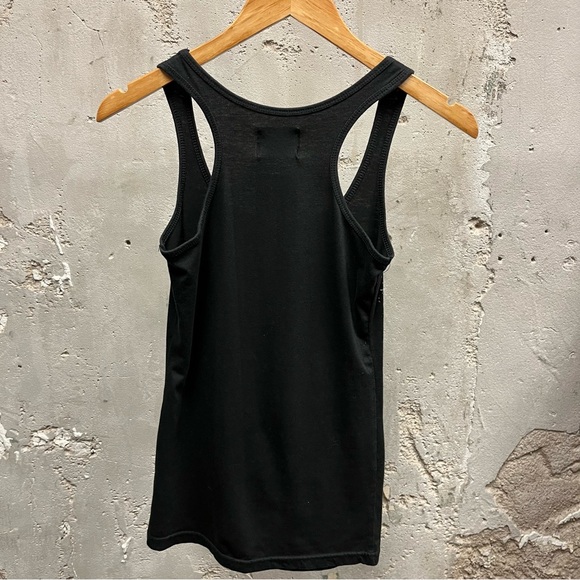 Coogi Women’s Y2K Colorful Metallic Splatter Printed Black Racerback Tank Top S - Picture 2 of 4